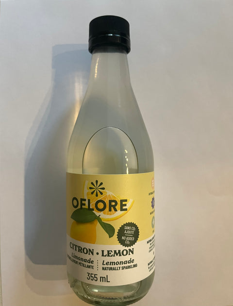 Limonade OFLORE au Citron - Caisse de 24 Bouteilles de 355ml