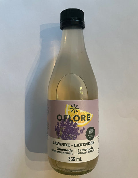 Limonade OFLORE à la Lavande - Caisse de 24 Bouteilles de 355ml