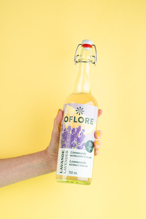 Limonade OFLORE à la Lavande - Caisse de 12 Bouteilles de 750ml