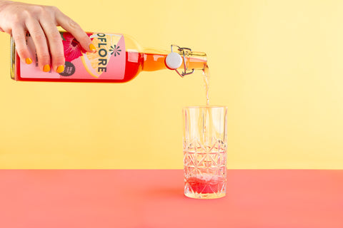 Limonade OFLORE à l'Hibiscus - Caisse de 12 Bouteilles de 750ml