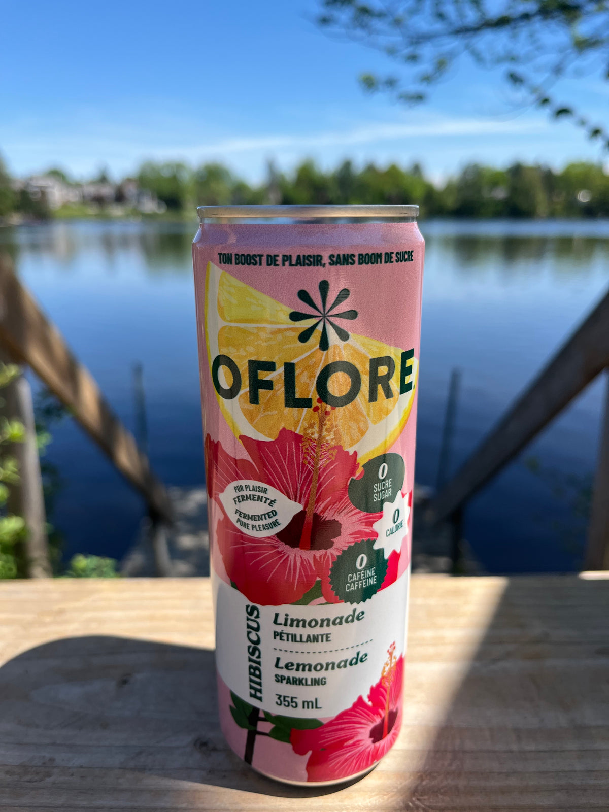 OFLORE® Hibiscus — Sparkling Fermented Lemonade | 12-Pack