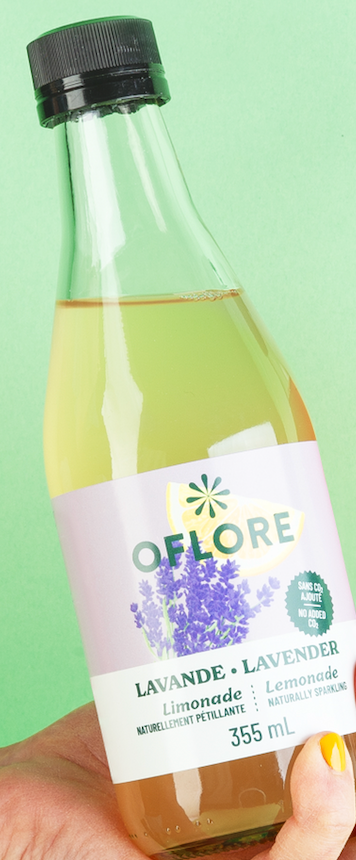 Limonade OFLORE à la Lavande - Caisse de 24 Bouteilles de 355ml